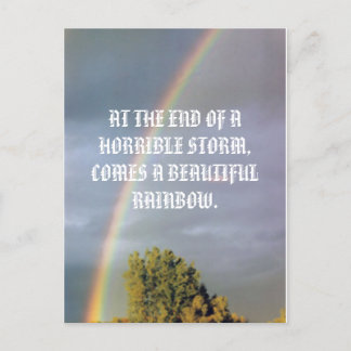 TARJETA POSTAL DE RAINBOW