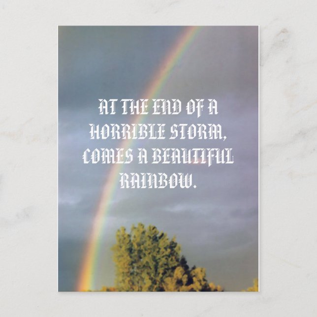 TARJETA POSTAL DE RAINBOW (Anverso)