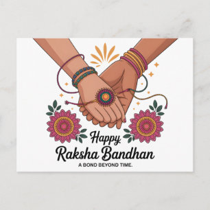 Tarjeta postal de Raksha Bandhan