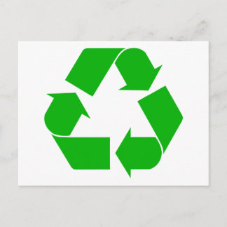 Tarjeta postal de reciclaje