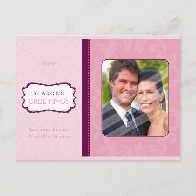 TARJETA POSTAL DE RECOGIMIENTO DE FOTOS :: damasco (Anverso)