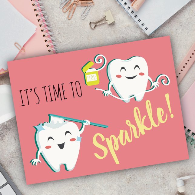 Tarjeta Postal de Recordatorio de Cita Dental (Subido por el creador)