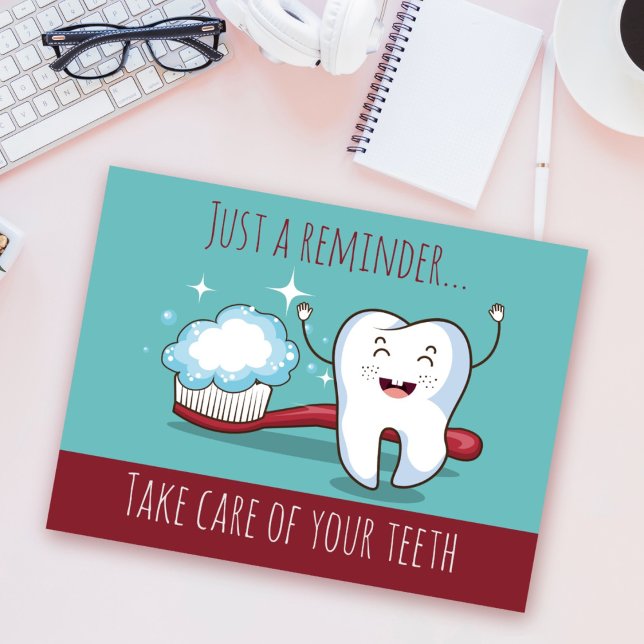 Tarjeta Postal de Recordatorio de Cita Dental (Subido por el creador)