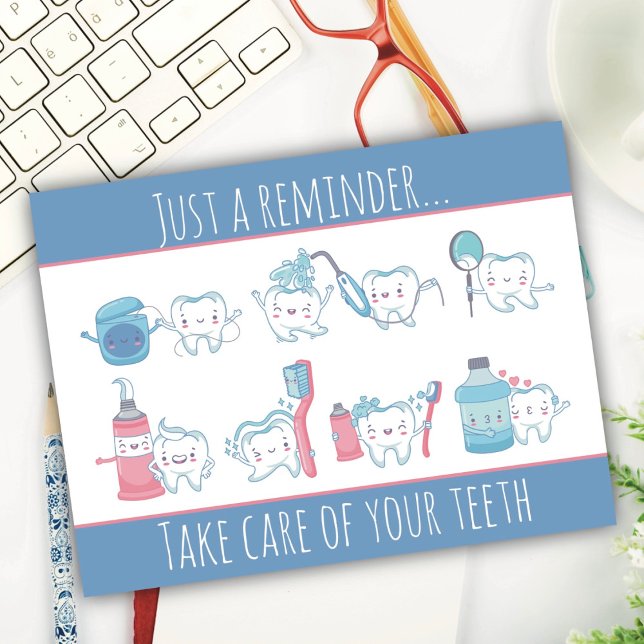 Tarjeta Postal de Recordatorio de Cita Dental (Subido por el creador)