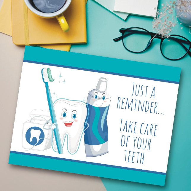 Tarjeta Postal de Recordatorio de Cita Dental (Subido por el creador)
