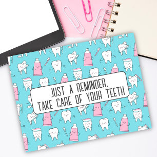 Tarjeta Postal de Recordatorio de Cita Dental