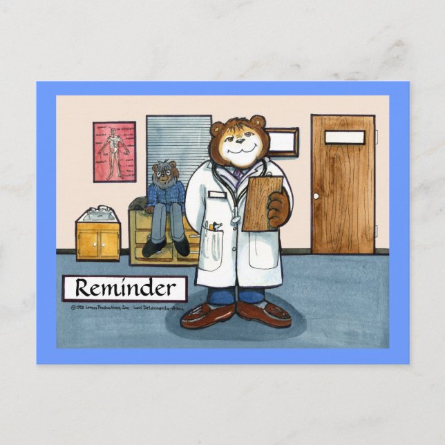 Tarjeta postal de recordatorio de nombramiento del (Anverso)