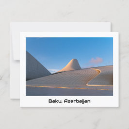 Tarjeta postal de recuerdo de Bakú (Azerbaiyán)