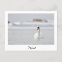 Tarjeta postal de recuerdo de Finlandia