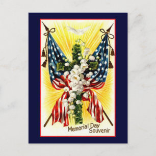 Tarjeta postal de recuerdo del Día de la Conmemora