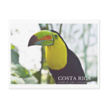 Tarjeta postal de recuerdo para turistas de Costa