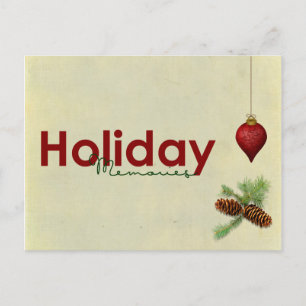 tarjeta postal de recuerdos de vacaciones