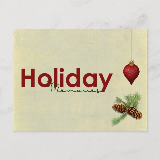 tarjeta postal de recuerdos de vacaciones (Anverso)