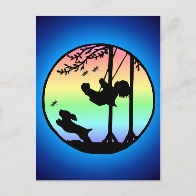 Tarjeta postal de Recuerdos infantiles (Anverso)