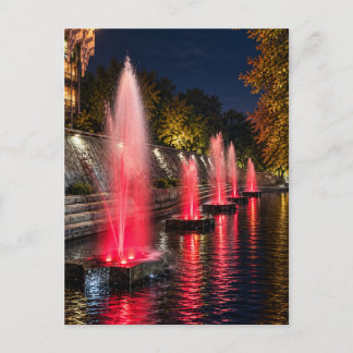 Tarjeta postal de Reflexiones de la Fuente Roja po