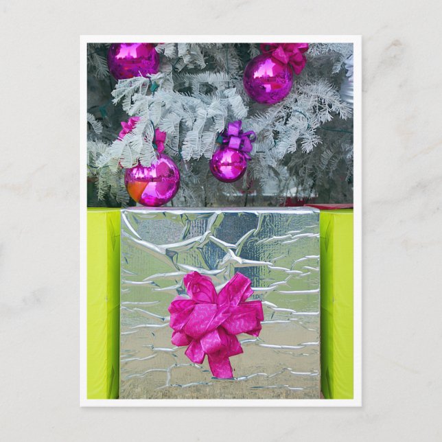 Tarjeta postal de regalo para navidades (Anverso)