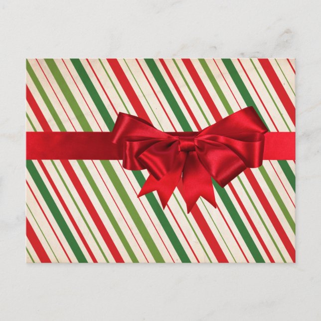 Tarjeta postal de regalo para navidades (Anverso)