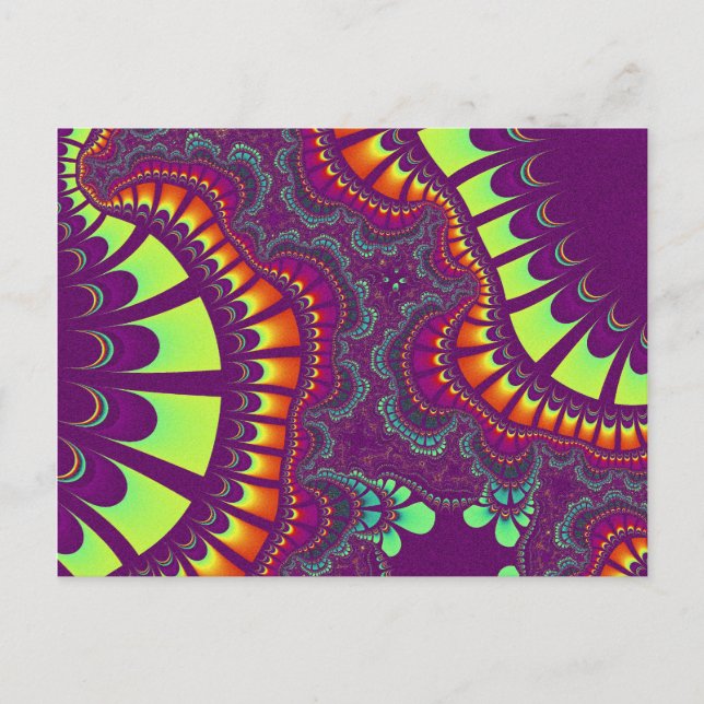 Tarjeta postal de Remix de Arcoíris Morado Persona (Anverso)