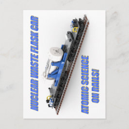 Tarjeta postal de residuos nucleares americanos mo