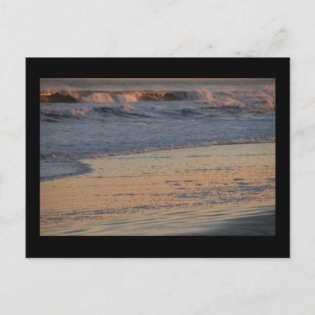 tarjeta postal de resplandor del atardecer (Anverso)