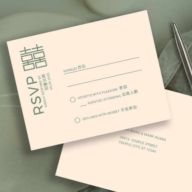 Tarjeta Postal de Respuesta a la Invitación de Bod (Subido por el creador)
