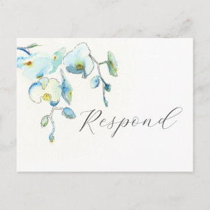 Tarjeta postal de respuesta con elección de comida