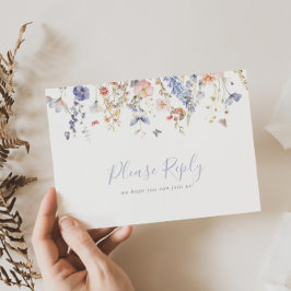 Tarjeta postal de respuesta para elección de menú 