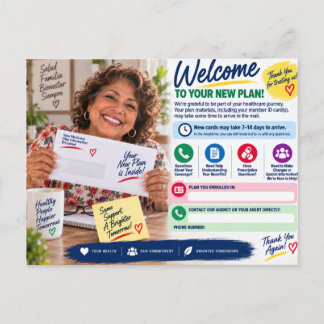 Tarjeta Postal de Retención de Clientes de Agente 