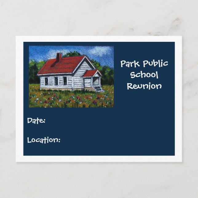 TARJETA POSTAL DE REUNIÓN ESCOLAR (Anverso)