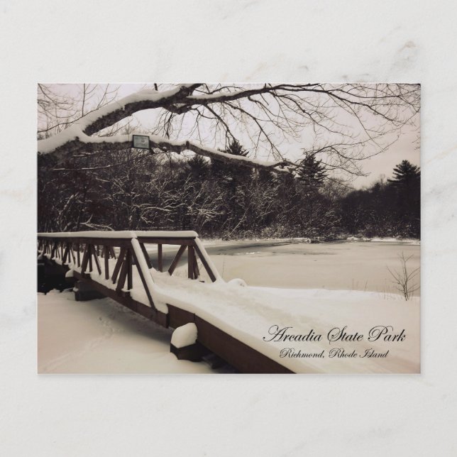 Tarjeta postal de Rhode Island (Anverso)