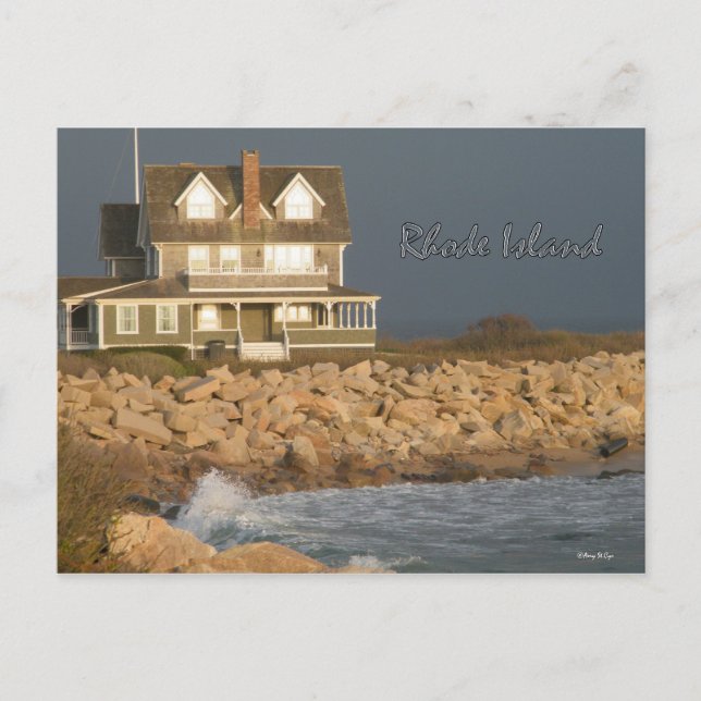 Tarjeta postal de Rhode Island (Anverso)