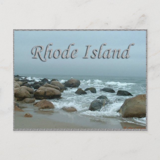 Tarjeta postal de Rhode Island (Anverso)