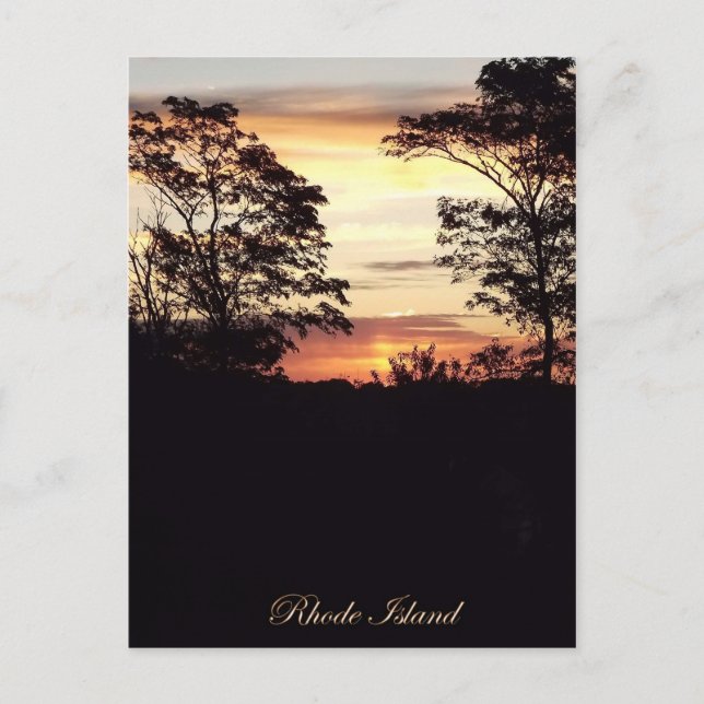 Tarjeta postal de Rhode Island (Anverso)