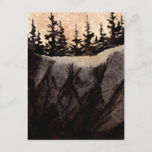 Tarjeta postal de "Rock Cliff #9"