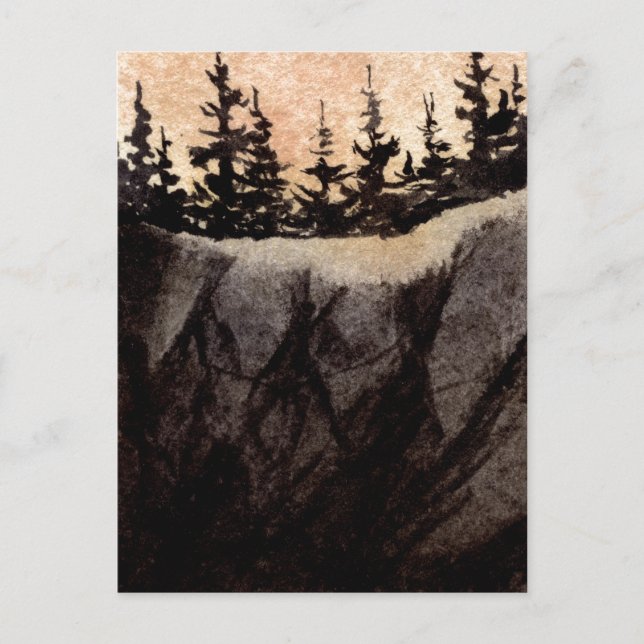 Tarjeta postal de "Rock Cliff #9" (Anverso)