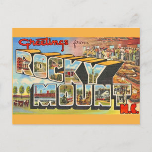 Tarjeta postal de Rocky Mount NC