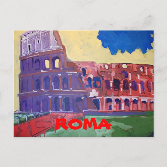 Tarjeta postal de ROMA (Anverso)