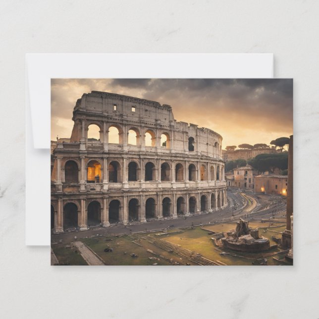Tarjeta postal de Roma (Roma 4) (Anverso)