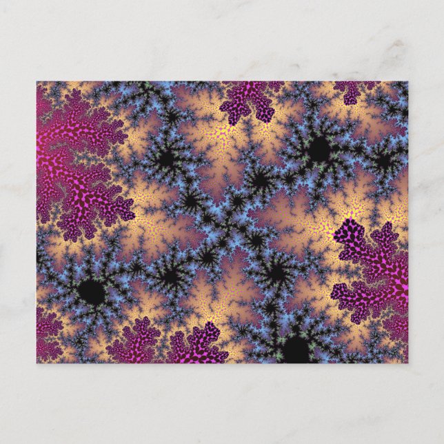 Tarjeta postal de rosa personalizada con motas de  (Anverso)