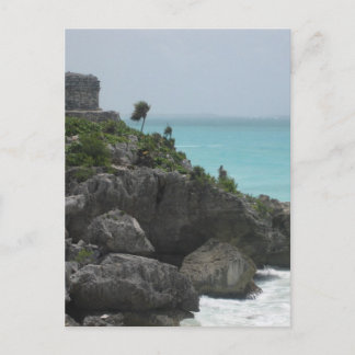 Tarjeta postal de ruina de Tulum