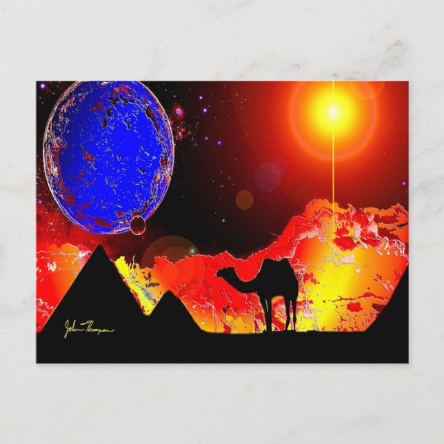 Tarjeta Postal de Ruinas Alienígenas Antiguas (Anverso)