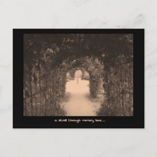 Tarjeta postal de ruta de memoria