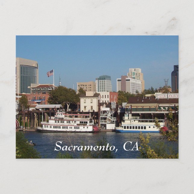 Tarjeta postal de Sacramento, CA (Anverso)