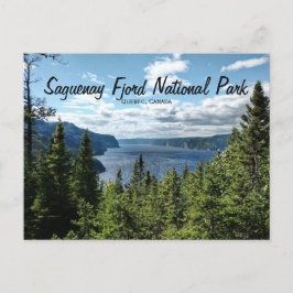 Tarjeta postal de Saguenay Fjord Quebec Canadá