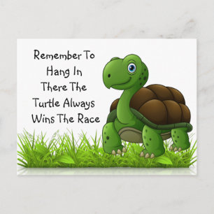 Tarjeta Postal de Saludo Aguanta