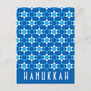 Tarjeta postal de saludo de Hanukkah