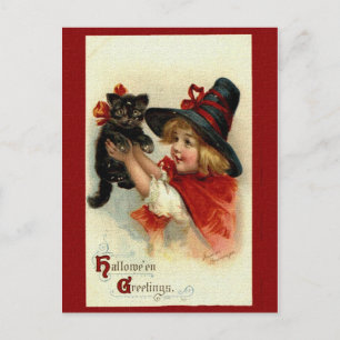 Tarjeta postal de saludos de Halloween en Victoria