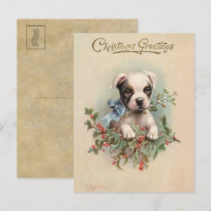Tarjeta postal de saludos de Navidad de Papúa Cuta