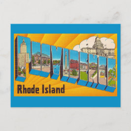 Tarjeta postal de saludos de Providence RI