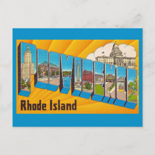 Tarjeta postal de saludos de Providence RI
